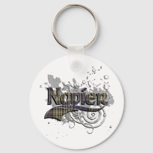 Chaveiro Grunge do Tartan de Napier