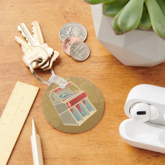 Chaveiro Grunge Jukebox (Mesa)