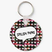 Grunge polka dots Black Red White Abstract.