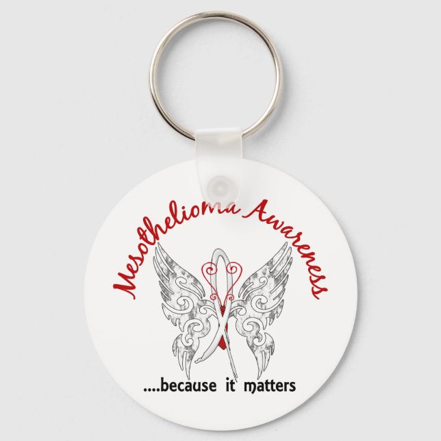 Chaveiro Grunge Tattoo Butterfly 6.1 Mesotelioma (Frente)