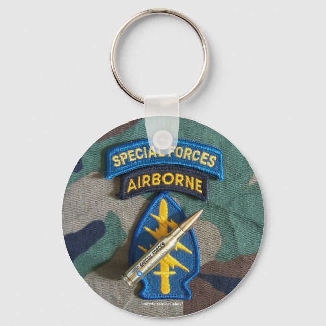 Chaveiro grupo de forças especiais berets verdes iraq Chave (Frente)