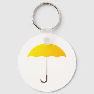 Chaveiro Guarda-chuva amarelo