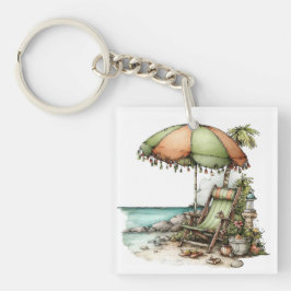 CHAVEIRO GUARDA-CHUVA E TOALHAS DE CADEIRA DE PRAIA VERÃO C