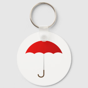 Chaveiro Guarda-chuva vermelho