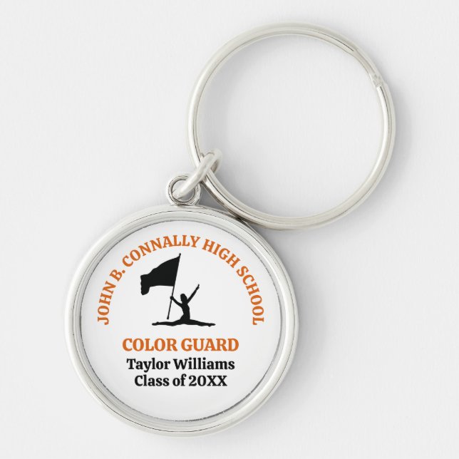 Chaveiro Guarda de Cores Personalizada da Orange High Schoo (Frente)