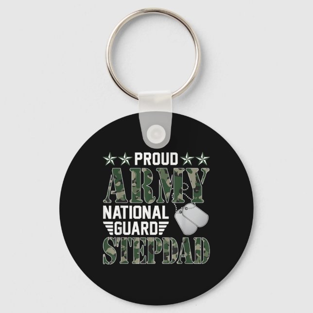 Chaveiro Guarda Nacional de Stepdad do Exército Ordenado (Frente)