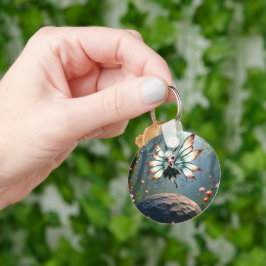 Chaveiro Guardiã Fada Fofa na Floresta Mágica