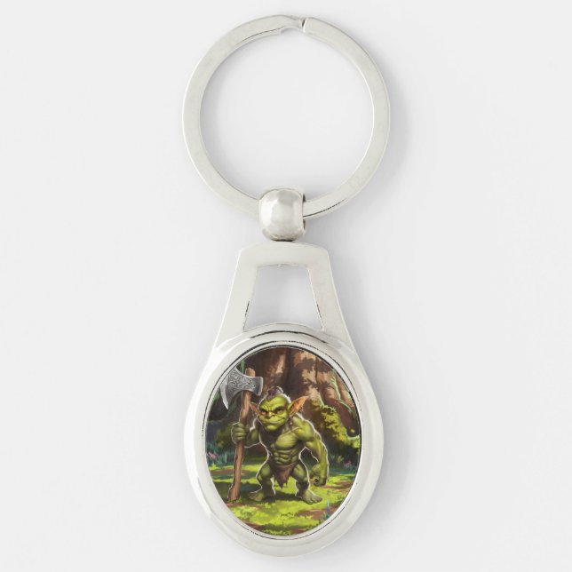 Chaveiro Guardião goblin da floresta. (Frente)