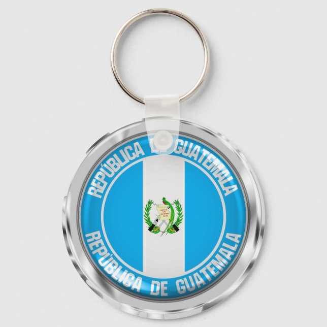 Chaveiro Guatemala Round Emblem (Frente)