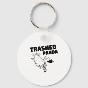 Chaveiro Guaxinim Bêbado Panda Divertido