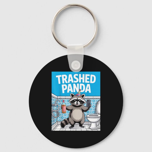 Chaveiro Guaxinim Panda Bêbado e Divertido 1ff512797a7 (Frente)