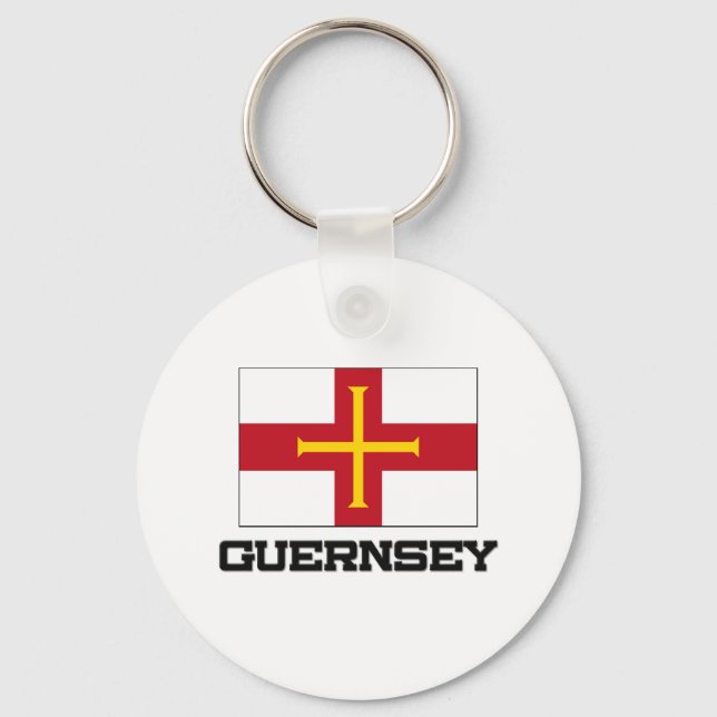 Chaveiro Guernsey Flag (Frente)