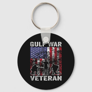 Chaveiro Guerra Militar do Golfo Veterano Veterano Veterano