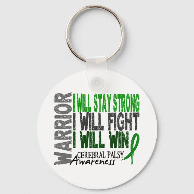 Chaveiro Guerreiro da paralisia cerebral (Frente)