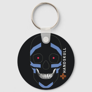 Chaveiro Guerreiro de HANDSKULL, crânio feliz, bandeira do