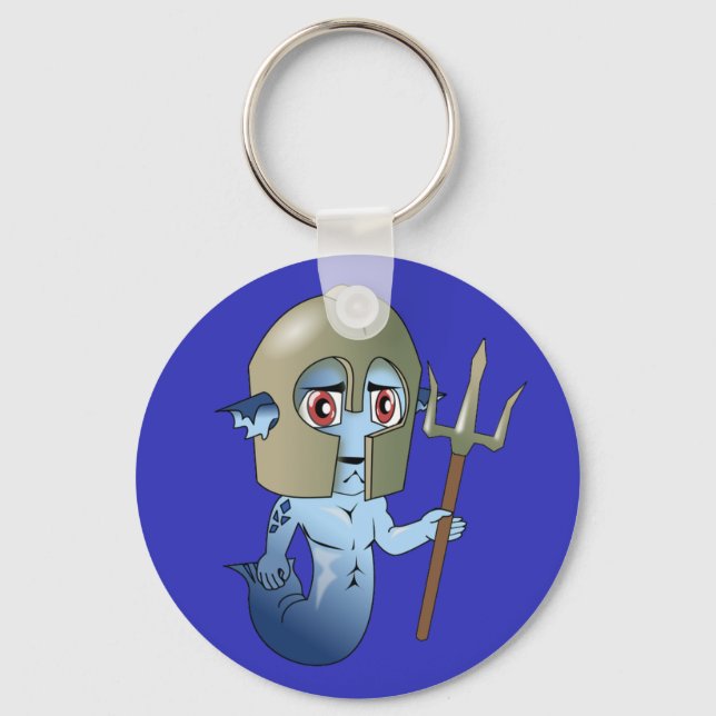 Chaveiro Guerreiro de Merman Neptune (Frente)