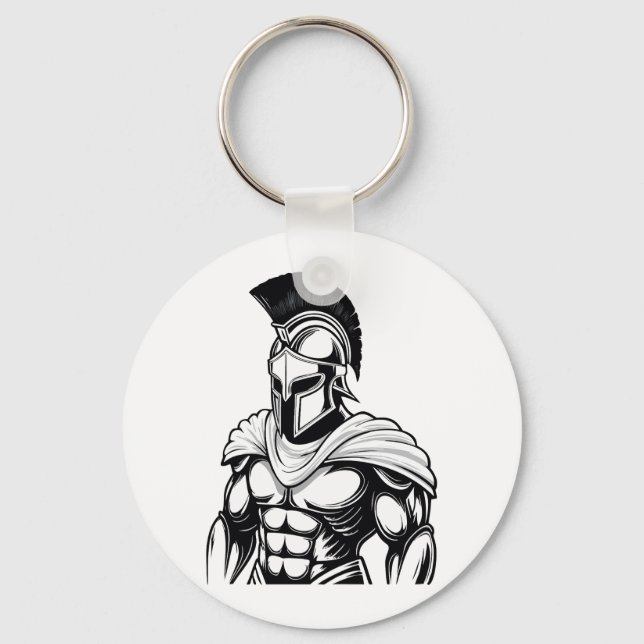 Chaveiro guerreiro espartano (Frente)