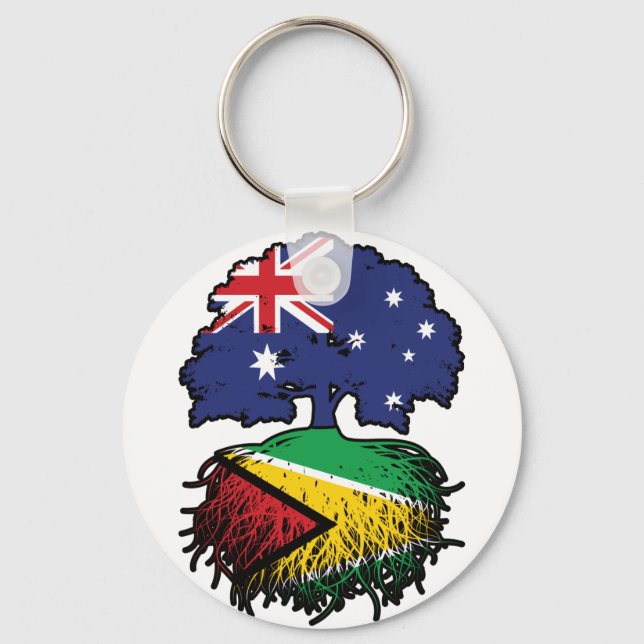 Chaveiro Guiana Guianense Australiano Austrália Raízes da Á (Frente)
