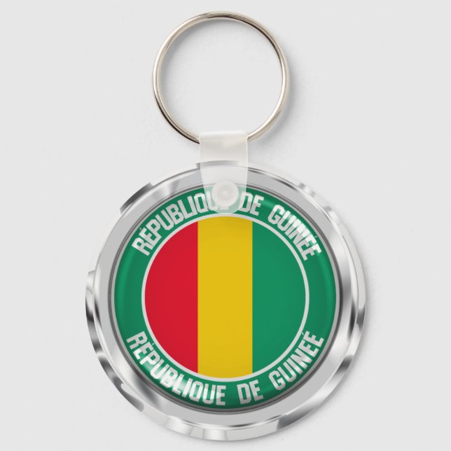 Chaveiro Guiné Round Emblem (Frente)