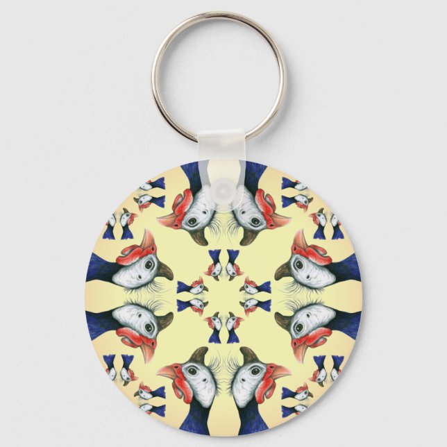 Chaveiro Guineas em todo lugar! (Frente)