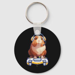 Chaveiro Guineense Gamer Lover Fluffy Cavy Gamer