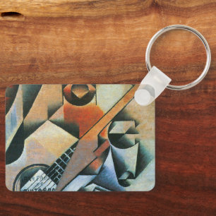 Chaveiro Guitarra (Banjo) e Óculos, Juan Gris, Arte Antiga