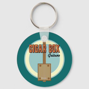 Chaveiro Guitarra de Caixa de Cigarro