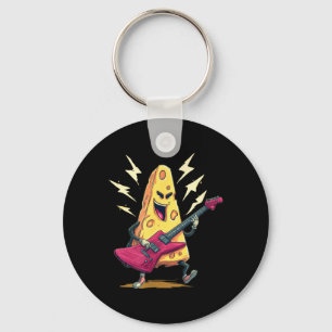 Chaveiro Guitarra Elétrica Balançando no Visual de Queijo P