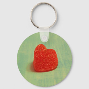 Chaveiro Gumdrop dado forma coração