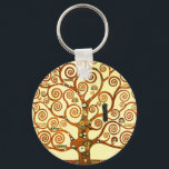 Chaveiro Gustav Klimt A Árvore da Vida das Belas Artes<br><div class="desc">Gustav Klimt A Árvore da Vida de Belas Artes Chaveiro</div>