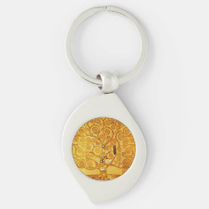 Chaveiro Gustav Klimt Árvore da Vida: Art Nouveau Simbolist