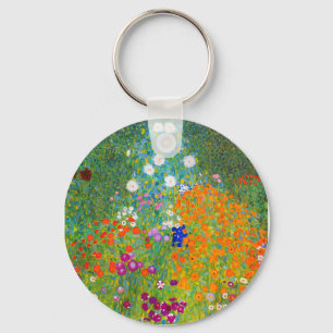 Chaveiro Gustav Klimt Bauerngarten Fllower Garden Fine Art