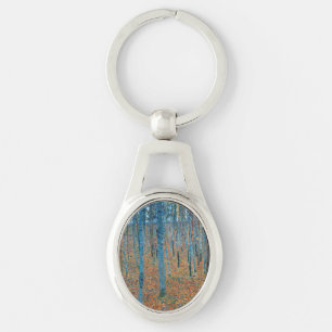 Chaveiro Gustav Klimt Floresta de Faia Arte Fino Vintage