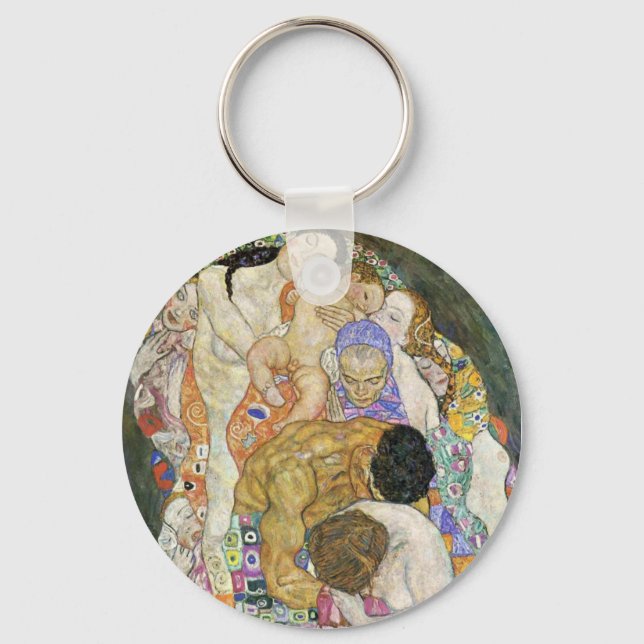 Chaveiro Gustav Klimt Life and Death Key Chain (Frente)