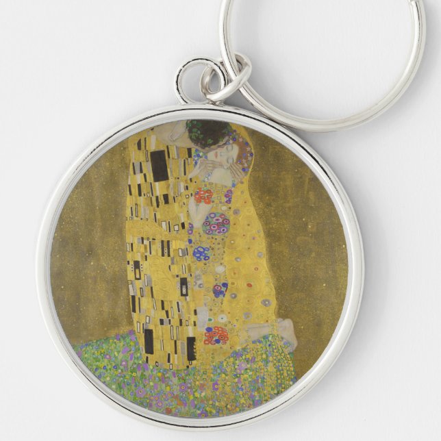 Chaveiro Gustav Klimt O Beijo (Frente)