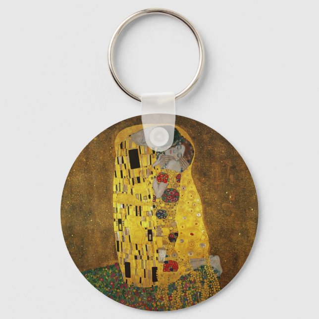 Chaveiro Gustav Klimt O Beijo (Frente)