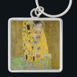 Chaveiro Gustav Klimt - The Biss<br><div class="desc">Kuss Beijo/Der - Gustav Klimt em 1907-1908</div>