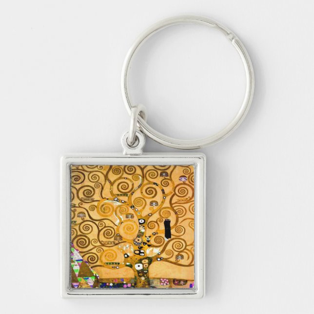 Chaveiro Gustav Klimt Tree of Life (Frente)