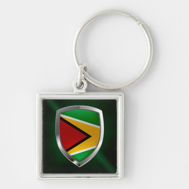 Chaveiro Guyana Mettalic Emblem (Frente)