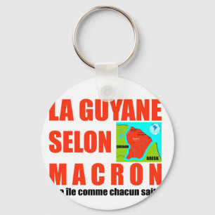 Chaveiro Guyane selon Macron est une île
