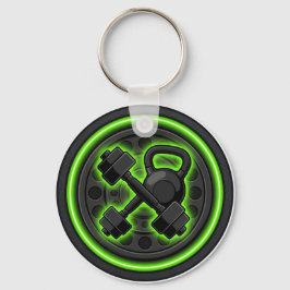 Chaveiro Gym Fitness Dumbbell Strength Keychain