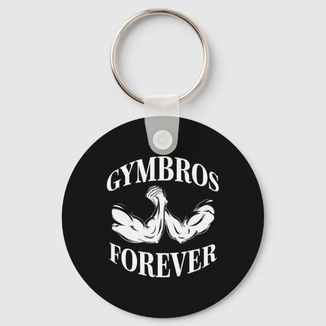 Chaveiro Gymbros para a Malhação de Workout de Gym (Frente)