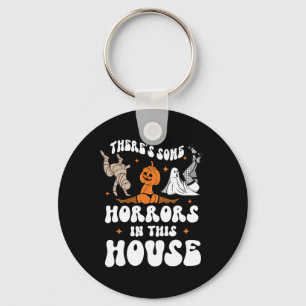 Chaveiro Há alguns horrores nesta casa Ghost Pumpkin H