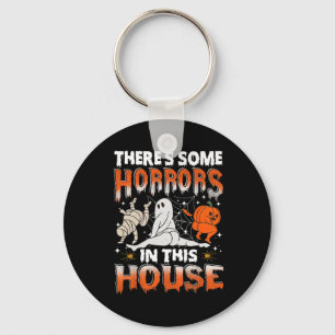 Chaveiro Há alguns horrores nesta casa Ghost Pumpkin H