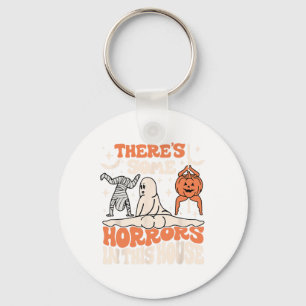 Chaveiro Há alguns horrores nesta casa Ghost Pumpkin H
