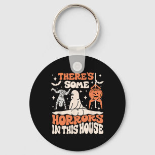 Chaveiro Há alguns horrores nesta casa Ghost Pumpkin H