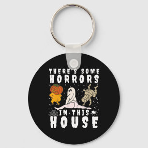Chaveiro Há alguns horrores nesta casa Ghost Pumpkin H