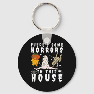Chaveiro Há alguns horrores nesta casa Ghost Pumpkin H