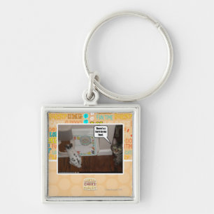 Chaveiro Há uma lebre em meu alimento