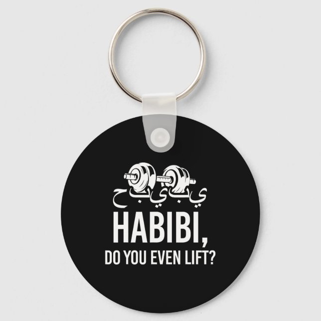 Chaveiro Habibi Você Levanta Malhação Engraçada Muçulmana (Frente)